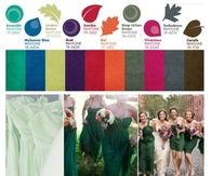 Bride Maid Dress Colors