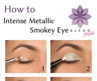 DIY Intense Metallic Smokey Eye