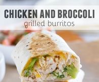 Chicken and Broccoli Grilled Burritos Recipe