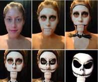 DIY Jack Skellington Makeup