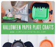 Halloween Paper Plate Crafts