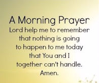 a morning prayer