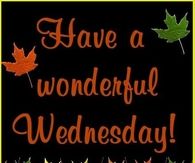 Have a wonderful Wednesday