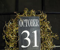 Halloween Date Wreath