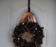 Homemade Halloween Wreath