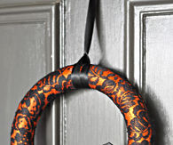 Lace Halloween Wreath