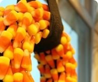 Candy Corn Wreath