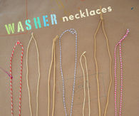 Washer necklaces