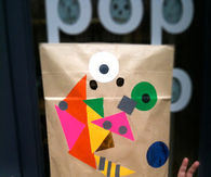 Brown paper bag masks