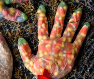 Halloween glove treat bags