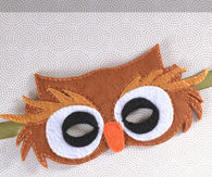 Felt owl mask