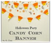 Halloween Candy Corn Banner