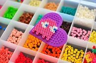 DIY Halloween Card with perler beads