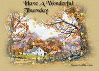 Have a wonderful Thursday