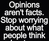 Opinions Arent Facts