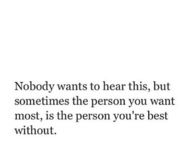 Nobody wants to hear