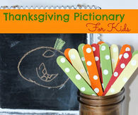 Thanksgiving pictionary for kids
