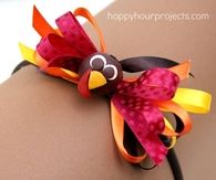 Turkey bow headband