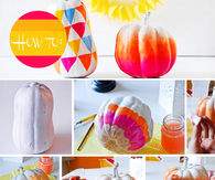 Funky Ombre Pumpkins