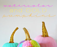 Watercolor Pumpkins