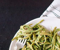 Super kale, hemp and flaxseed oil pesto