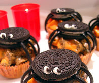 Oreo Spider Cupcakes