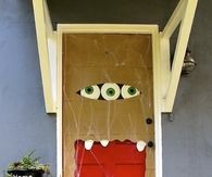 Monster Door Halloween Decoration