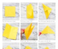 Origami Pineapple Straws