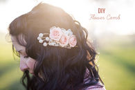 DIY Flower Comb
