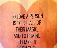 to love a person