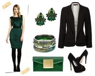 Dress Green Dress & Coordinating Accessories
