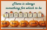 There is always something to be thankful for