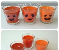 Pumpkin candles