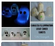 Ghoulish illumination light cover ghosts