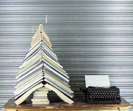 Book Christmas Tree