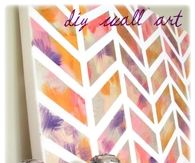 Chevron wall art