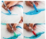 DIY Watercolor Pillows
