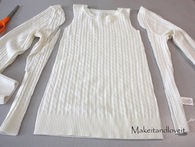 Sweater to sweater dress