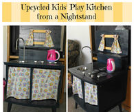 Kids kitchen from a nightstand