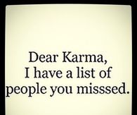Dear Karma