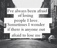 losing people i love