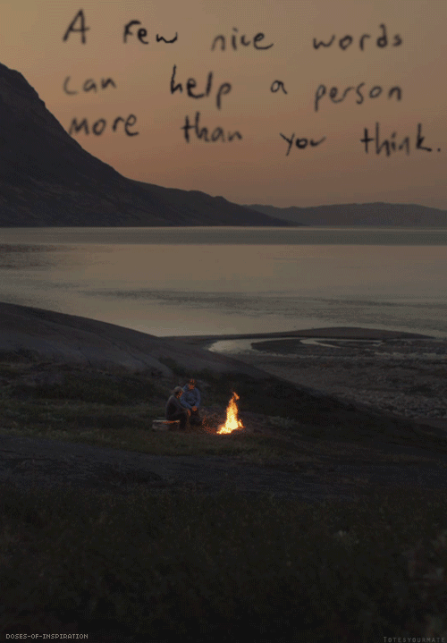 a few nice words