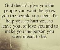 the people you need