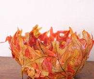 DIy Leaf Bowl