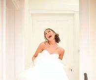 white wedding dress