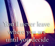 You'll never leave 