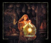 Witch Creating a Spell