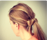 DIY Ponytail Bow