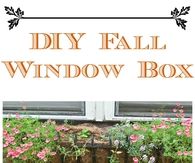DIY Fall Window Box