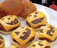 Halloween Cheese Burgers